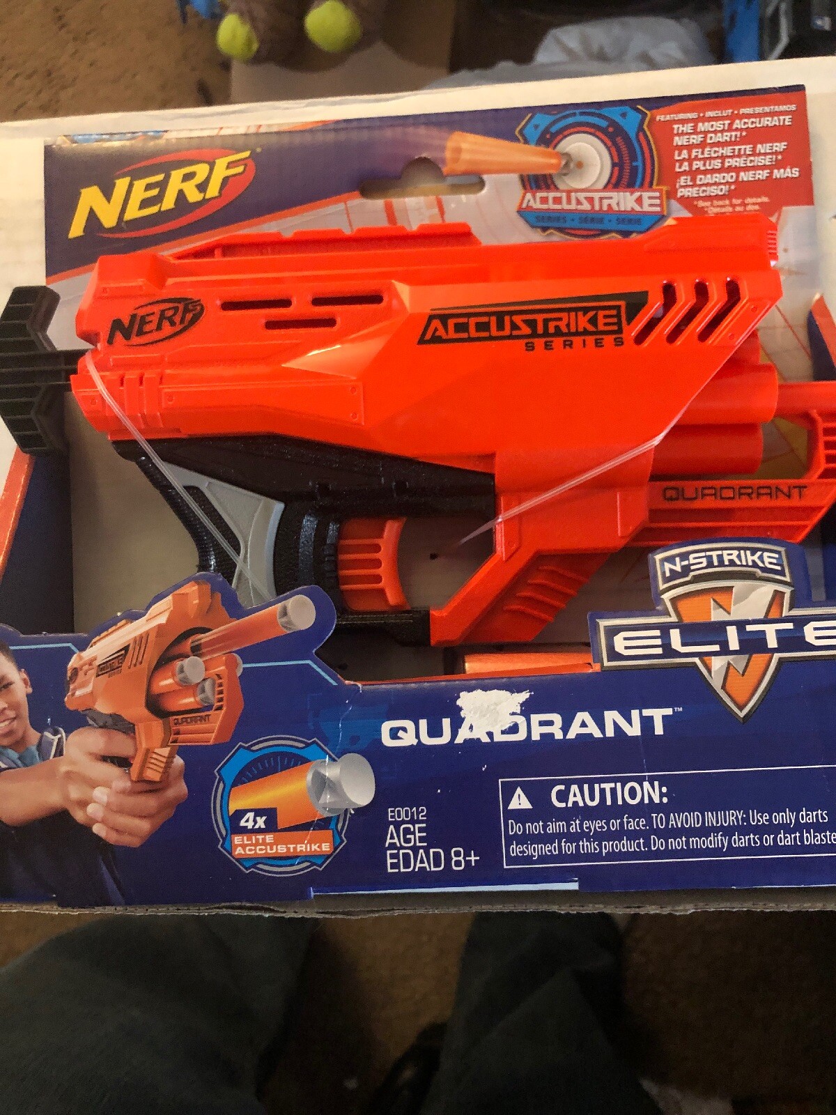 NERF N-STRIKE ELITE QUADRANT BLASTER. NEW