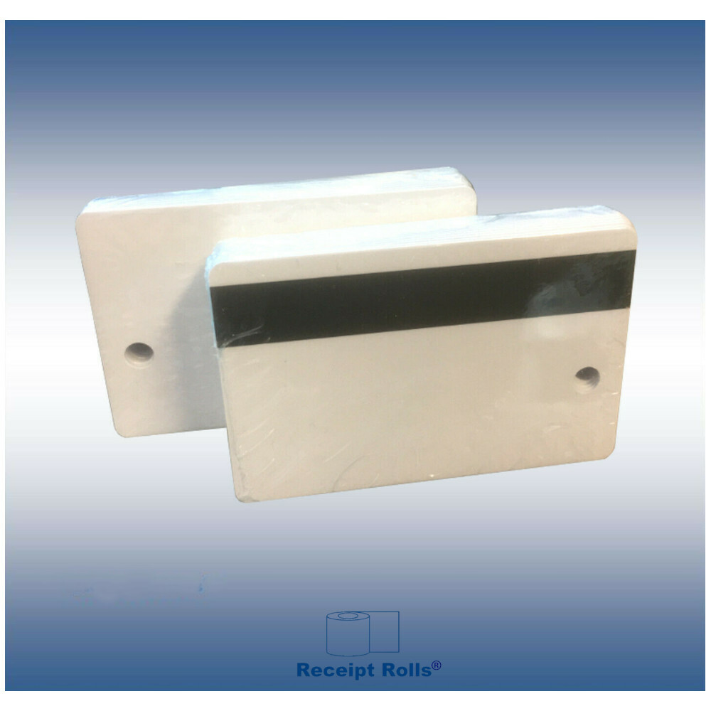 25 Magnetic Stripe Employee Swipe ID Cards for use in Micros Oracle POS Systems