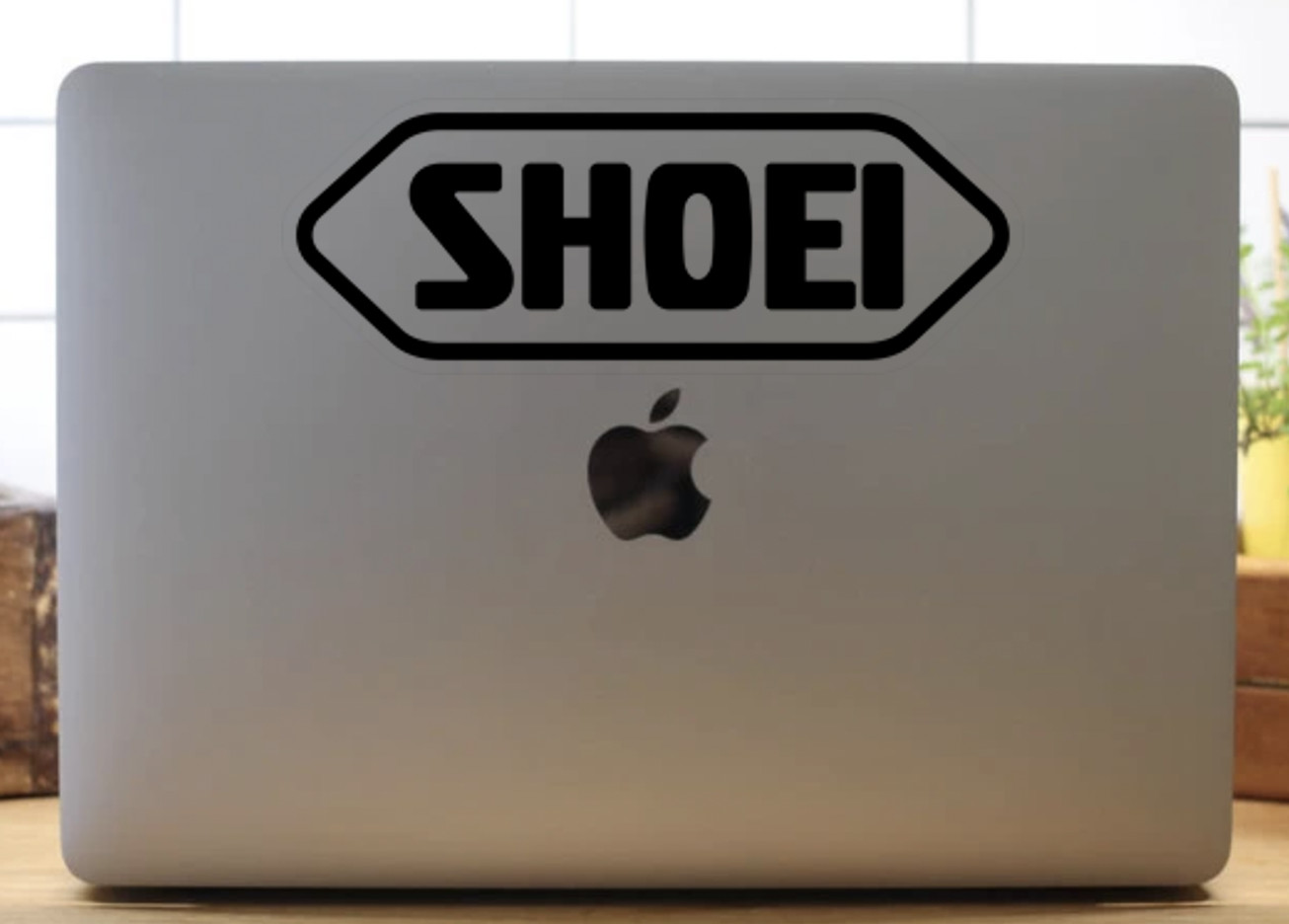 Shoei Helmet Logo Decal- Riding Sticker- Motorcycle Decal- Vinyl Decal