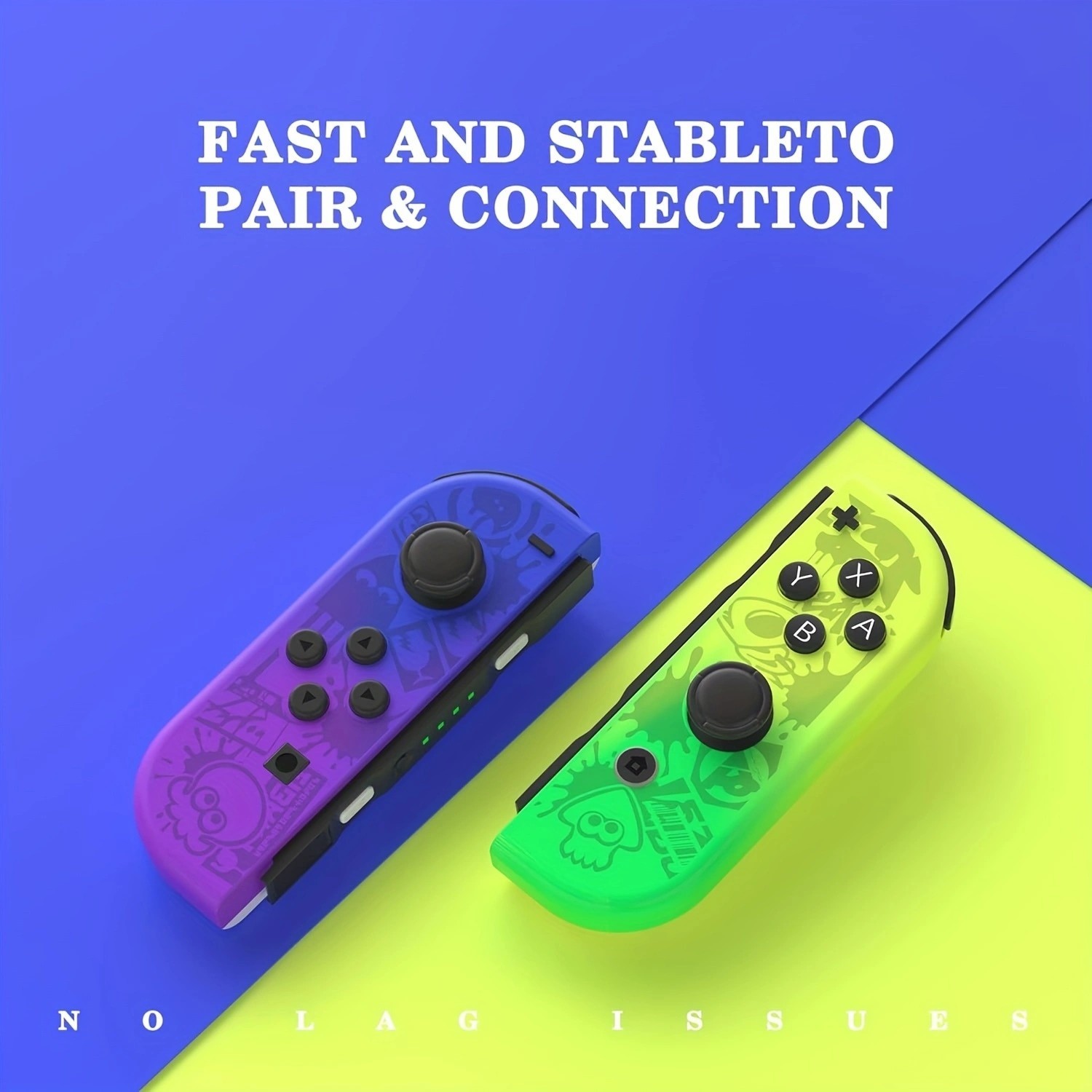 Wireless Dual Game Controller Pair Motion Sensor Rechargeable Gamepad