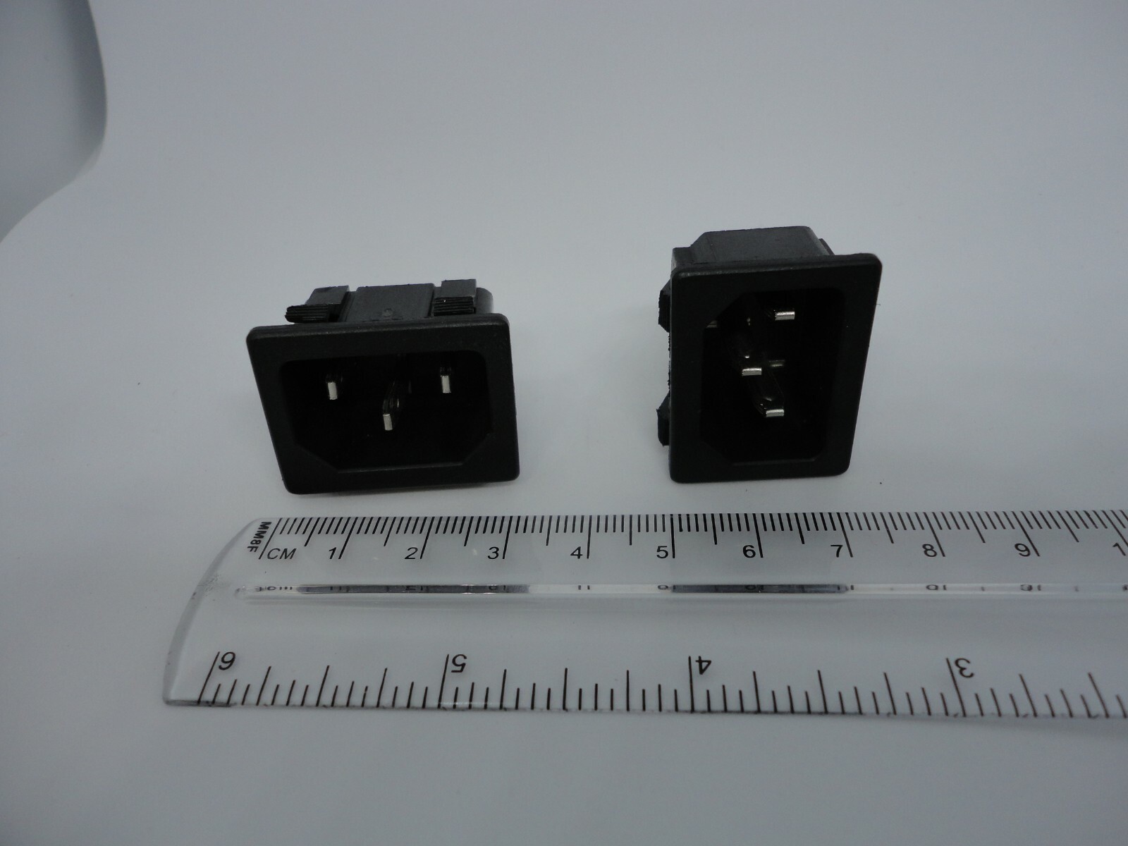 2 Pack AC Power Supply Electric Cable Connection Socket Port Jack 250V Computer