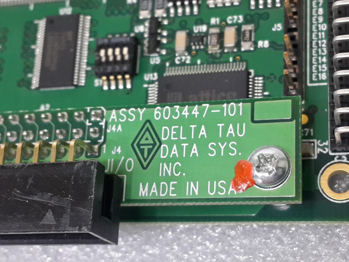 DELTA TAU DATA SYSTEMS INC UMAC MACRO & I\O PN/603437-105