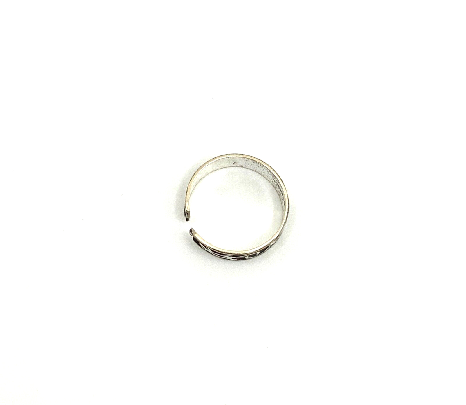 Signed MEXICO Lizard TOE BAND RING STERLING SILVER 925 SIZE 5 ADJUSTABLE