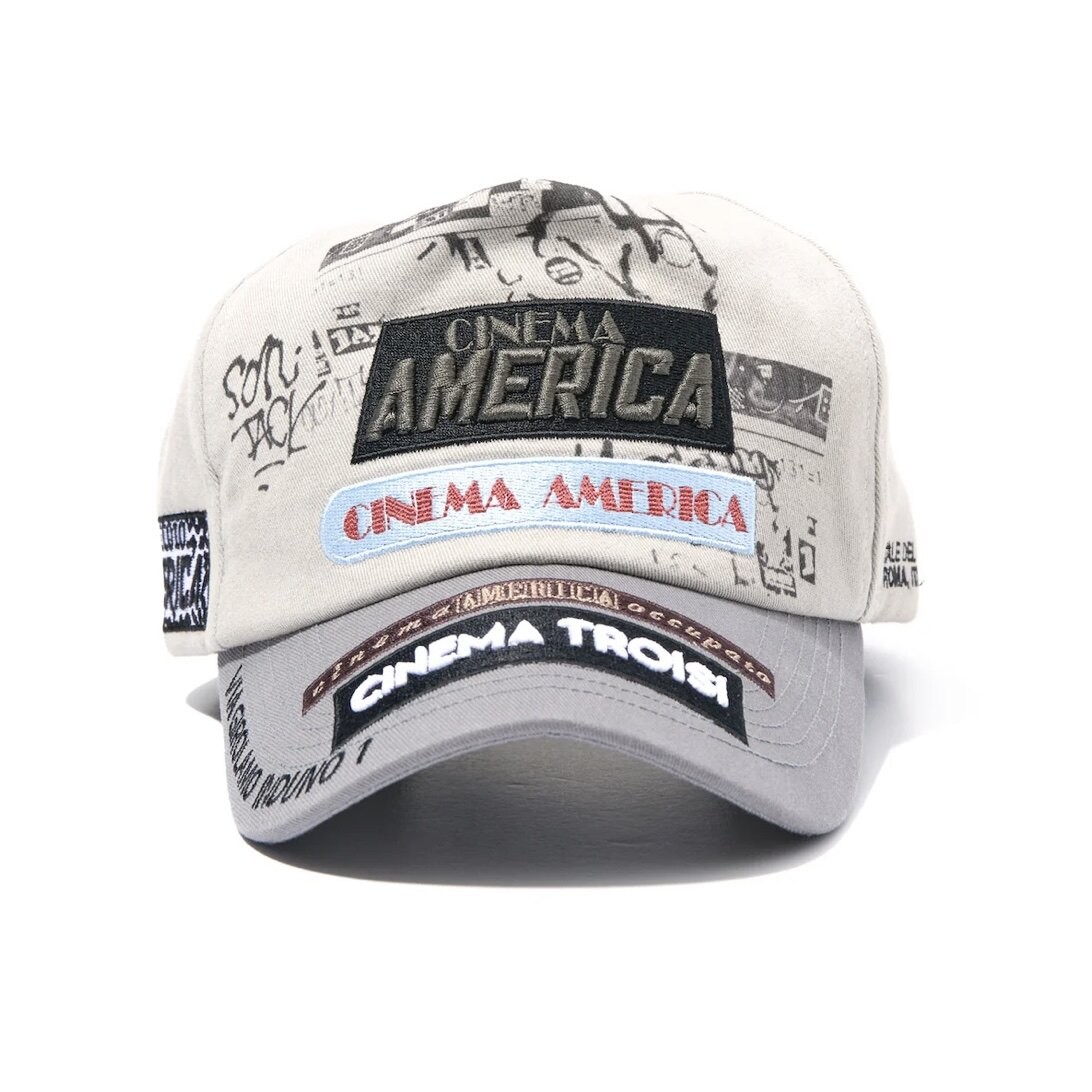 MEN WOMEN EMBRIDERY BASEBALL CAP 刺绣Logo印花棒球帽鸭舌帽男女同款