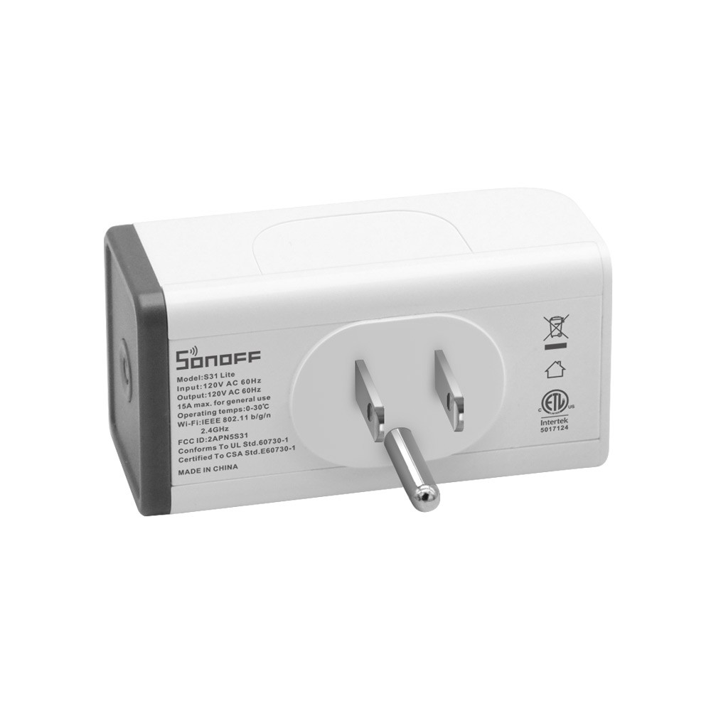 SONOFF S31 Lite 15 Amps WiFi Smart Plug, Smart Socket Outlet Timer Switch,4-Pack