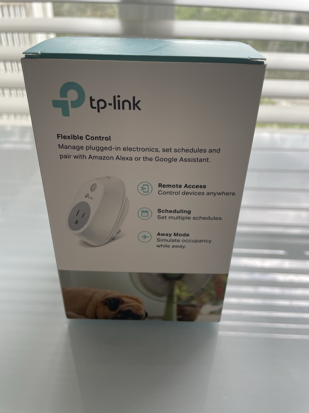 TP-Link HS100 Smart WiFi Plug Compatible W/ Alexa & Google Assistant - White