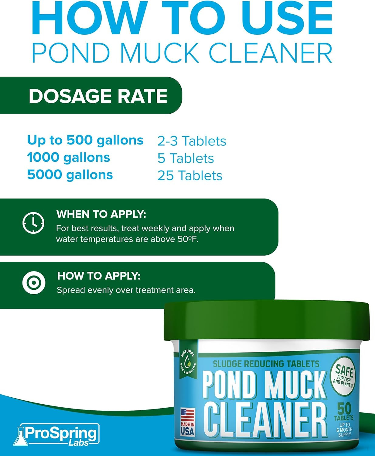 Pond Clarity Solution | Fish Pond Clarity Solution | Sludge Dissolver for Fish P