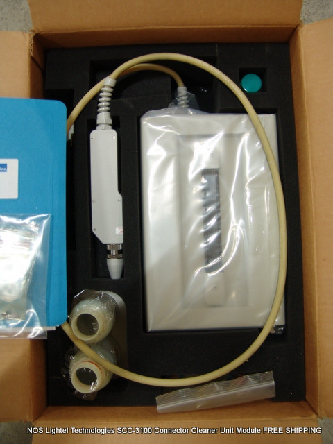 NOS Lightel Technologies SCC-3100 Connector Cleaner Unit Module FREE SHIPPING