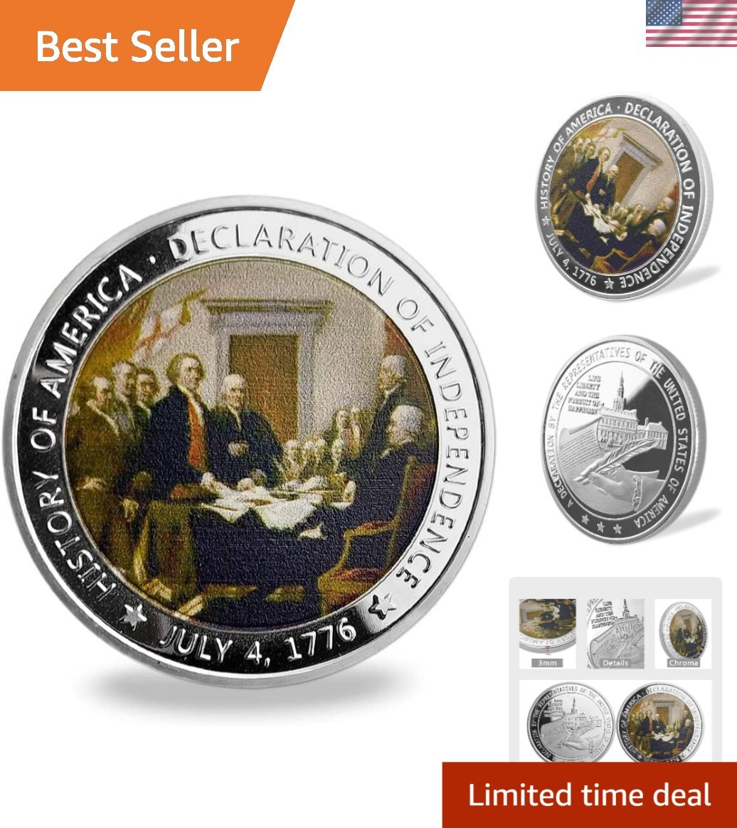 Presidential Challenge Coin - Commemorative Declaration of Independence, 1776
