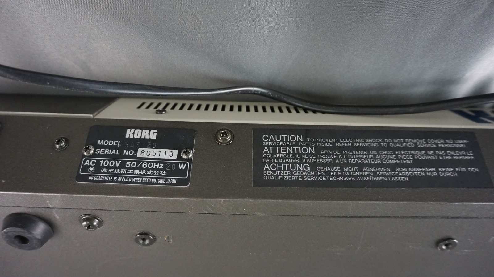 Korg SAS-20 Personal Keyboard