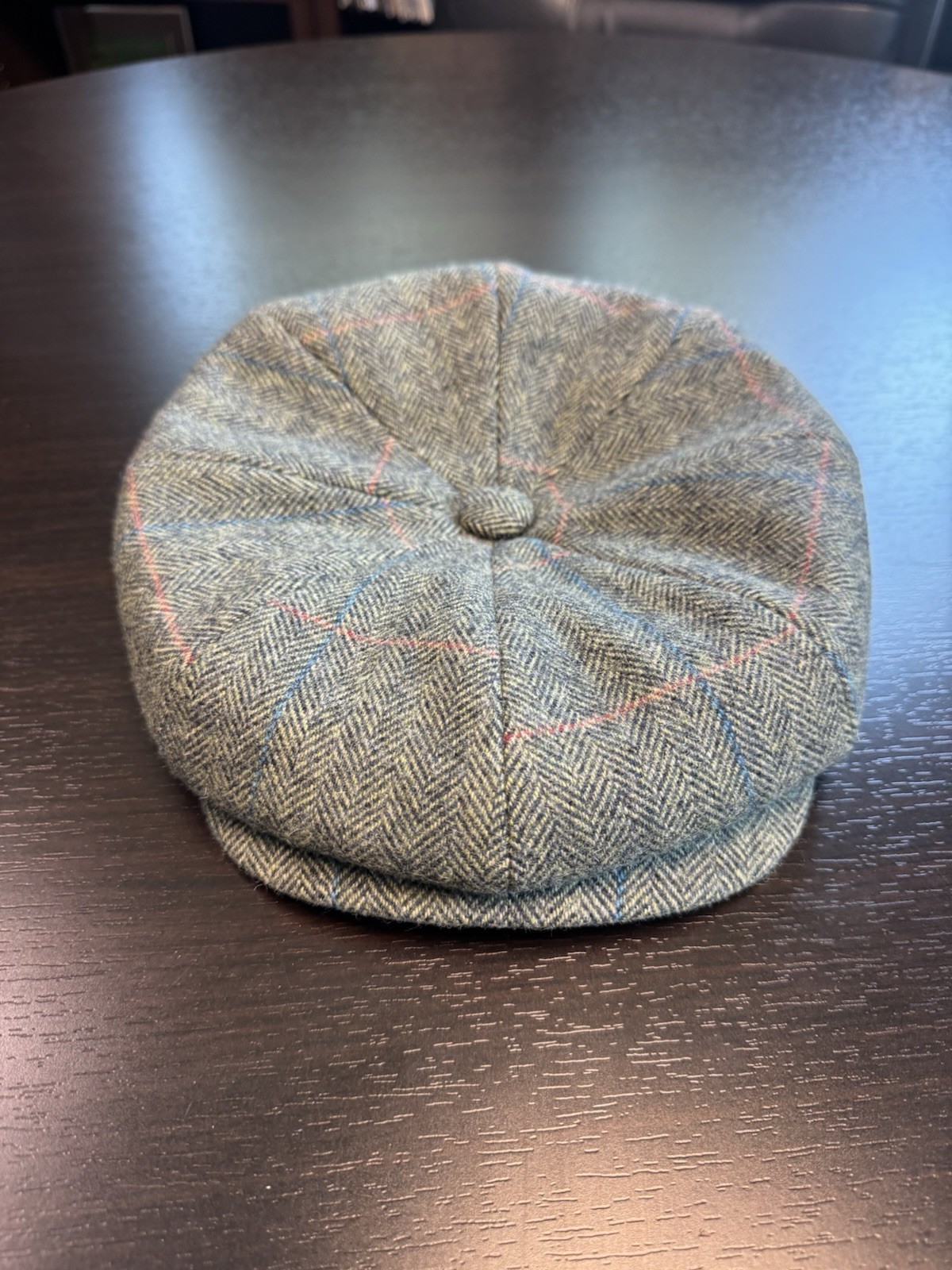 Alan Paine Rutland Tweed Cap Lichen Waterproof Country Hunting Shooting sz UK S