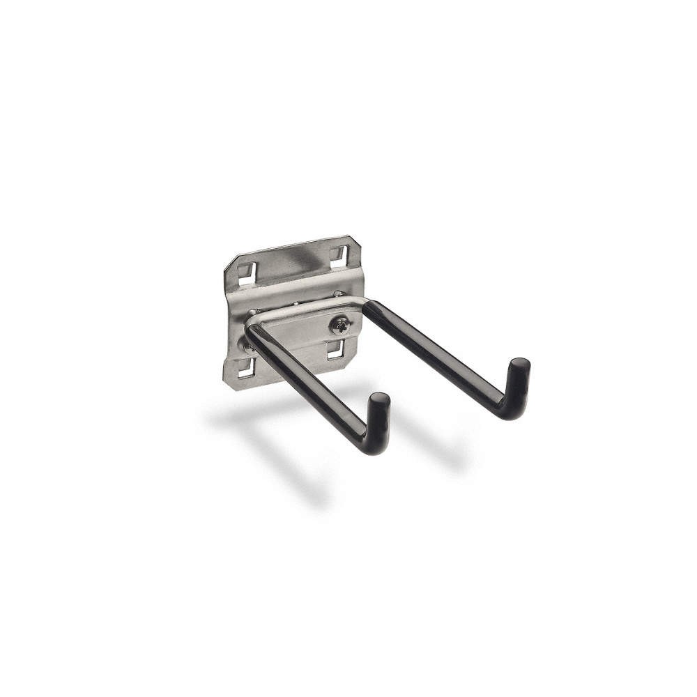 TRITON PRODUCTS V62419 Pegboard Hook,2 1/4 inx4 inx2 1/8 in,PK2 55KF59