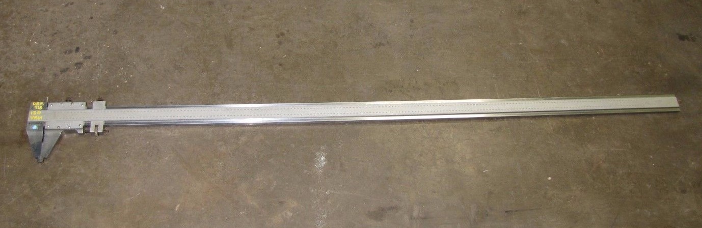 L.S. STARRETT 123 M 123M 1M 850mm 1850 mm APPROX. 74" VERNIER MICROMETER CALIPER