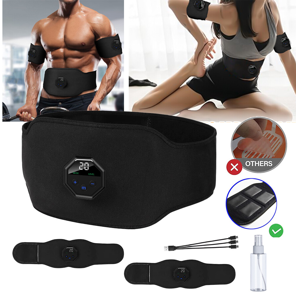 20Gears Electric Muscle Toner ABS Toning Belt Simulation Fat Burner Belly Shaper