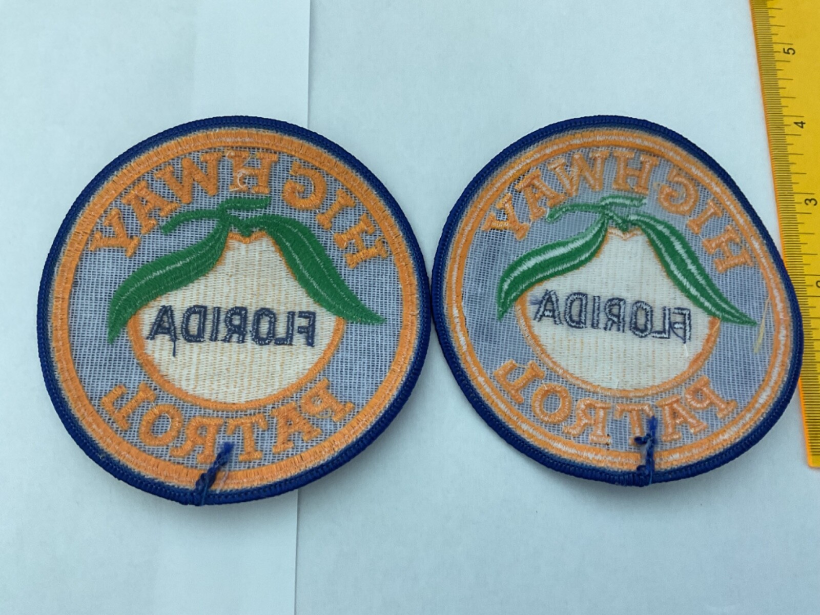 Florida Highway Patrol collectable Patch Set 2 pieces