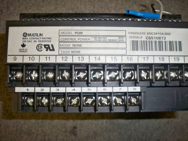 GE PQM Power Quality Meter Used