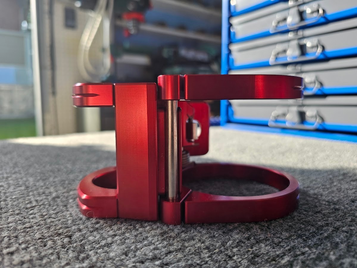 Tek208 Quick Release Fire Extinguisher Roll Bar Mount (Red, 1.75)