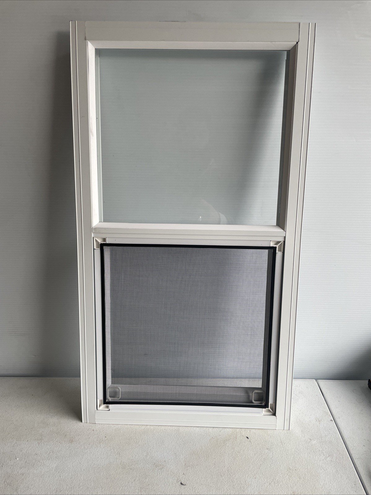 14.5 in. x 27.5 in. Single-Pane Single Hung Aluminum Mobile Home/Shed Window