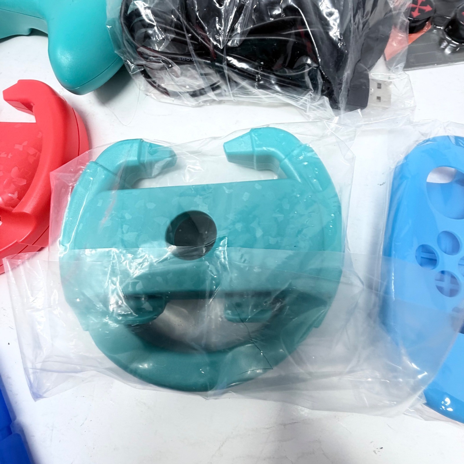 Unbranded Accessory Bundle Nintendo Switch One Size Multicolor Cases Wheels Caps