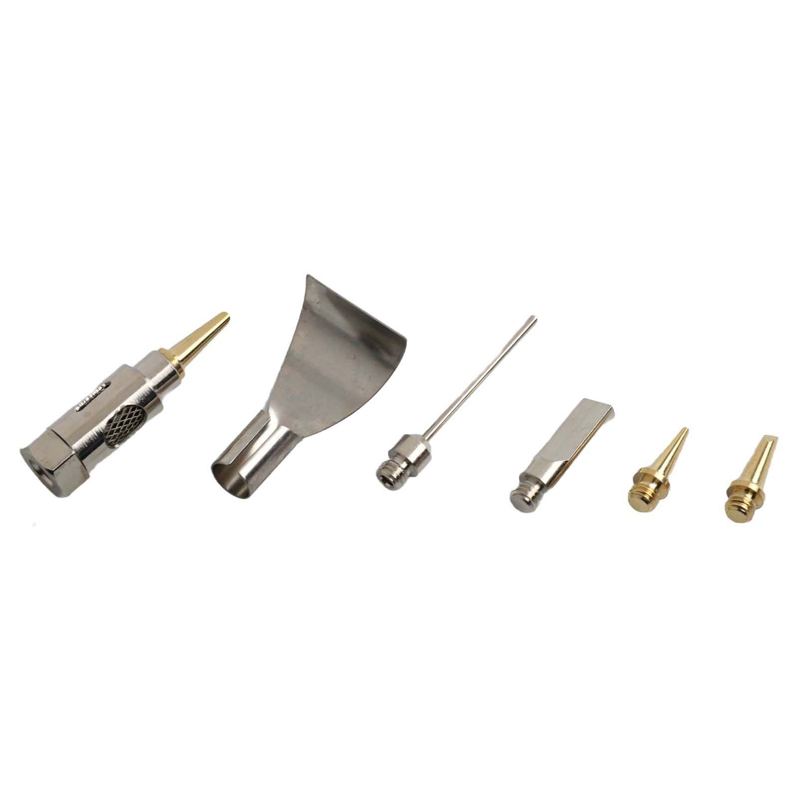 Compact 6PCS Soldering Iron Tips Gas Torch Head Set for Efficient Welding