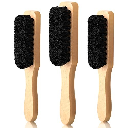 3 Pcs Laundry Stain Brush Soft Bristle Brush Velvet Furniture with Wooden