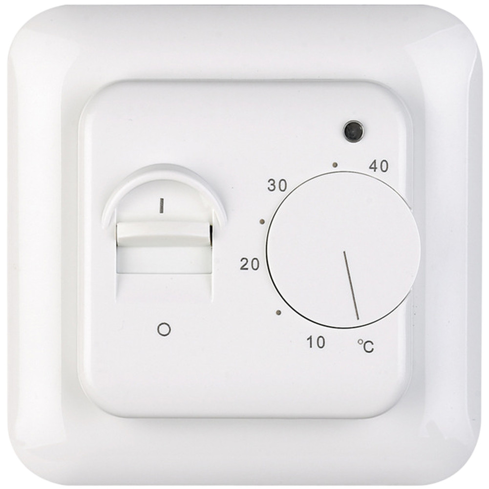Floor Heating Thermostat RTC70.16 16A 230V Plastic Body White 8.6x8.6x5cm