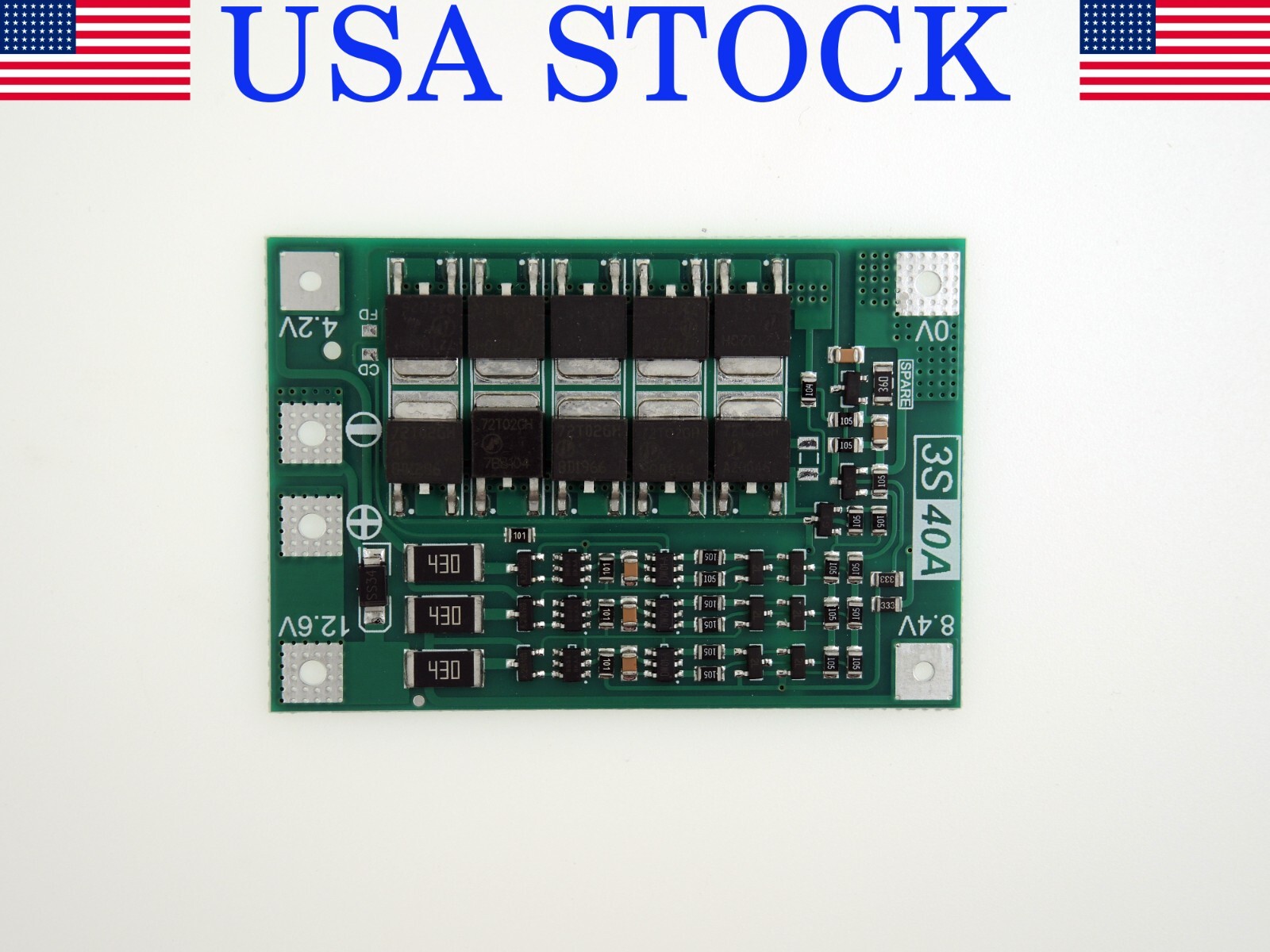 3S Li-ion Lithium Battery 18650 Charger BMS  40A  Protection Board