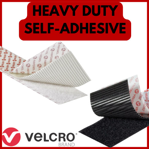 VELCRO® ULTRA-MATE Self-Adhesive Hook & Loop Tape - Sticky Back 20mm/50mm 2"