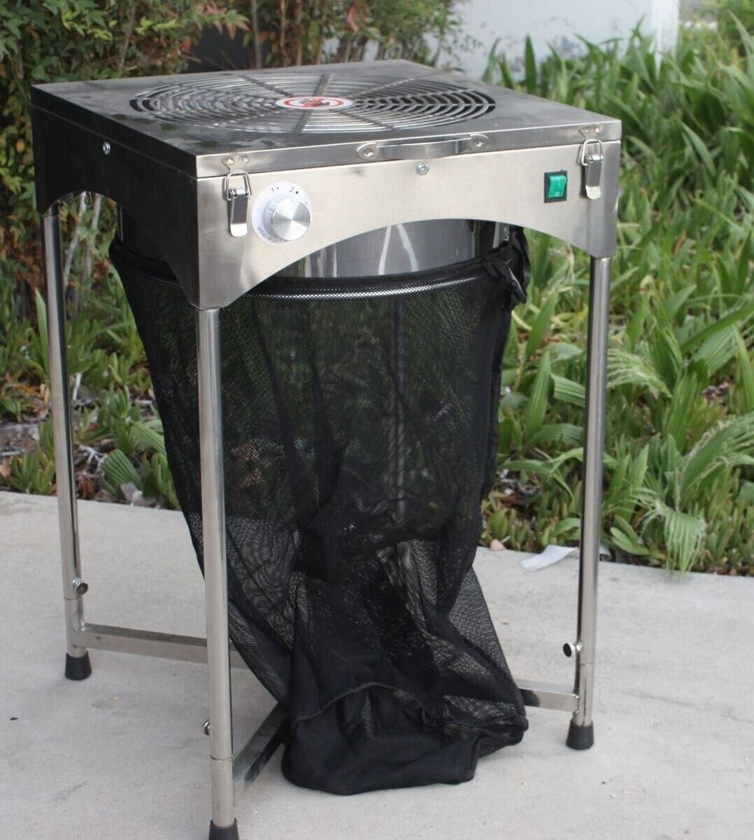 XXL Stainless Steel 2 Speed Table Bud Trimmer Leaf Remover Trim Pro W/ Less Mess