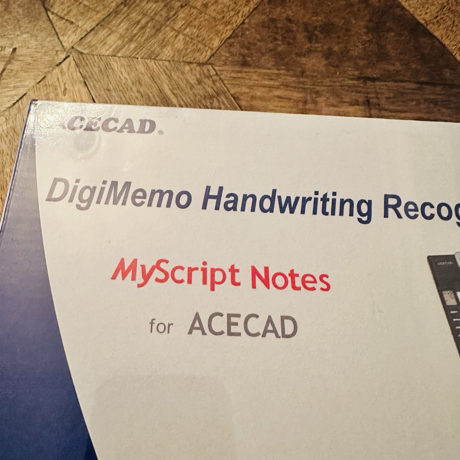 NEW ACECAD DigiMemo Handwriting Recognition MyScript Notes for ACECAD New!!