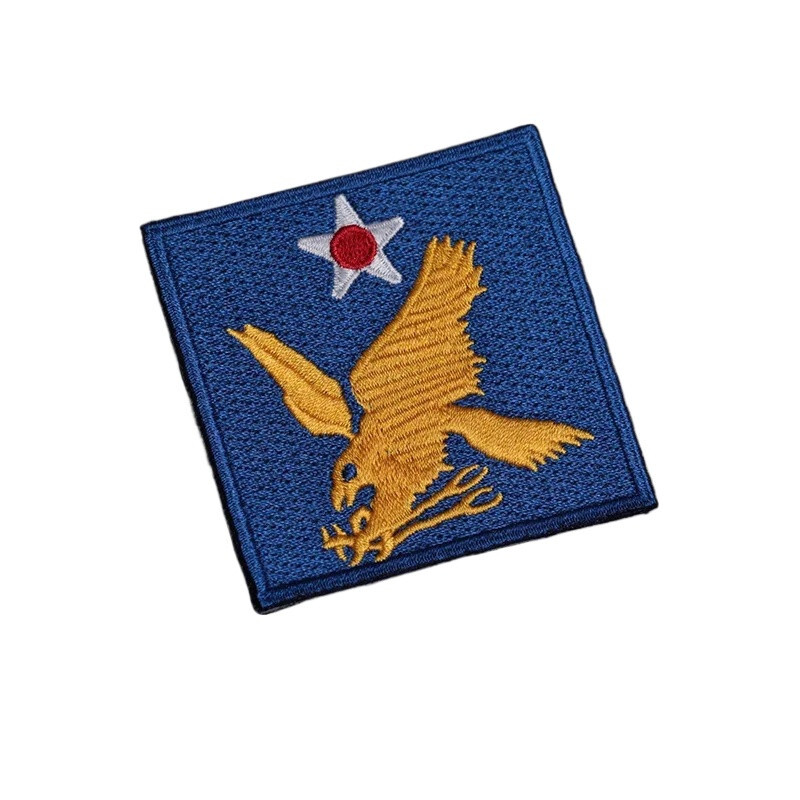 2ND US ARMY AIR FORCE AIR CORPS BROIDERED BLUE PATCH