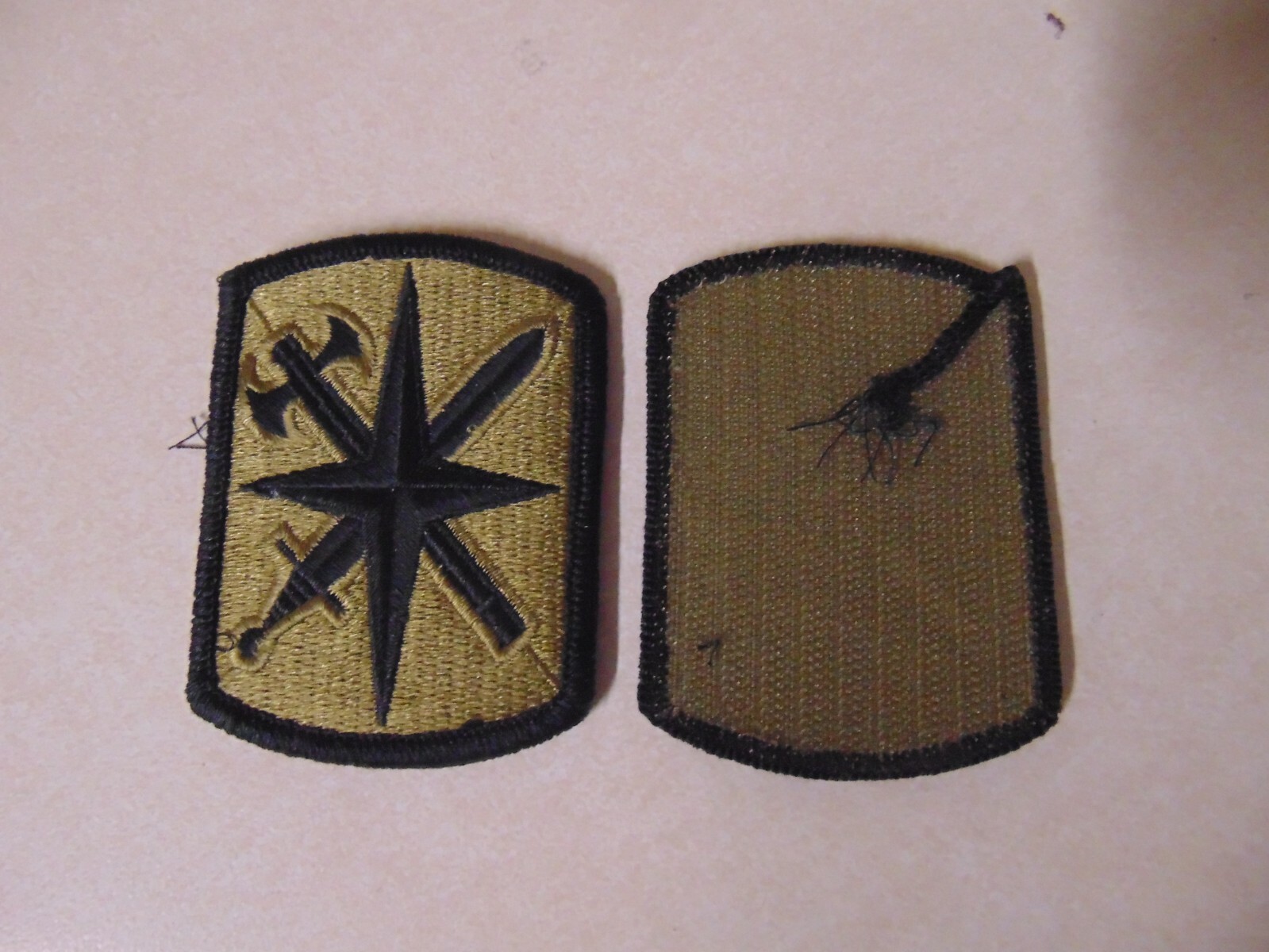 MILITARY PATCH US ARMY OCP MULTICAM HOOK AND LOOP 14TH MILITARY POLICE BRIGADE
