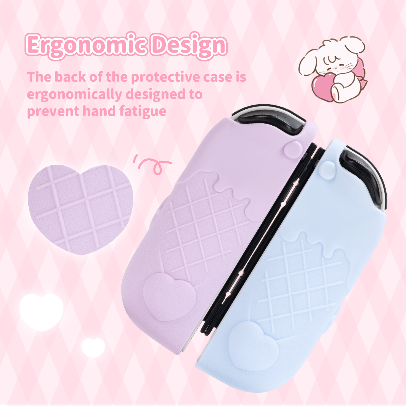 GeekShare Mikko Protective Case for Switch OLED / Regular Switch JoyCon Cover