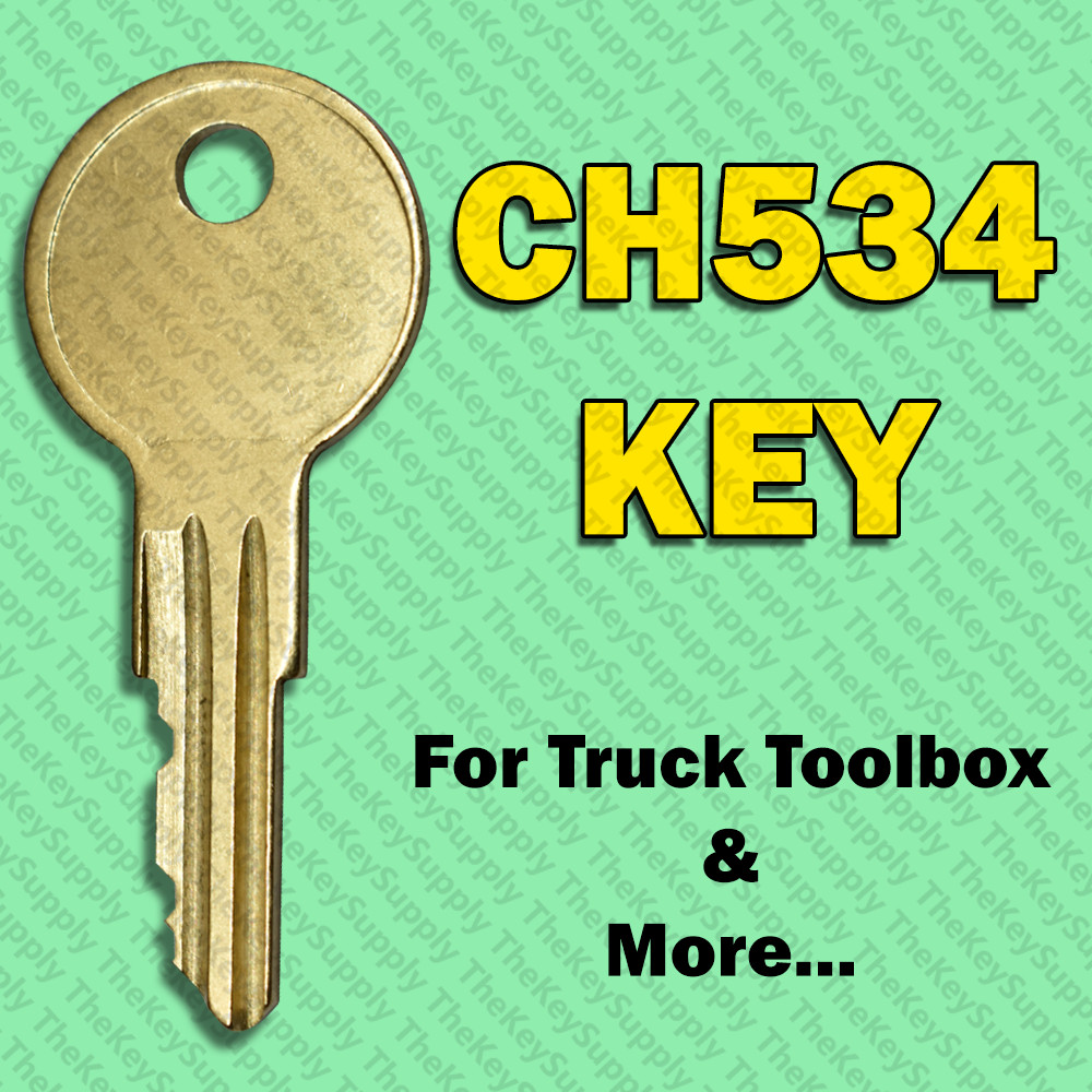 CH534 Key For Truck Tool Box and More
