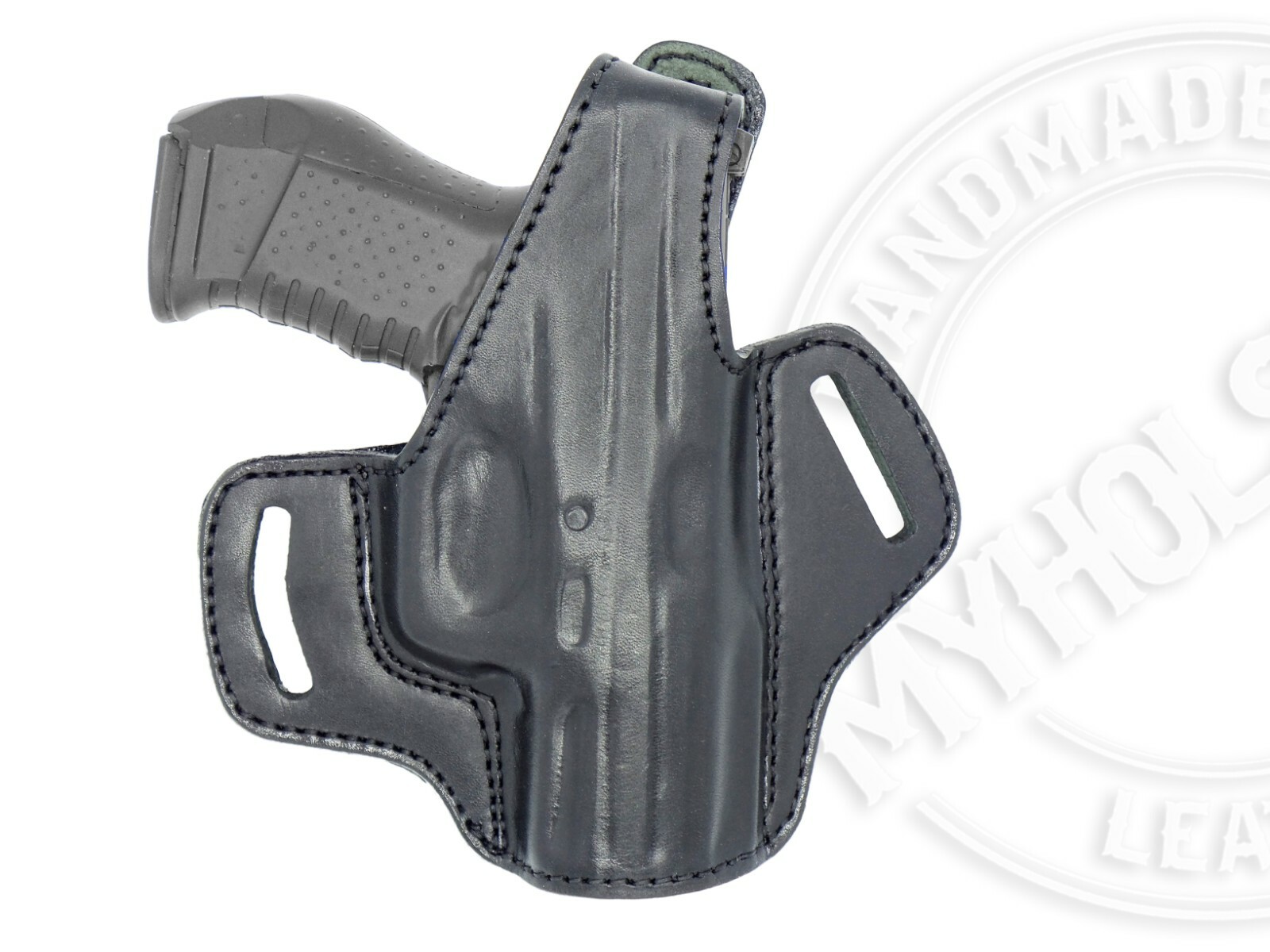 OWB Thumb Break Leather Belt Holster Fits Canik TP9SF