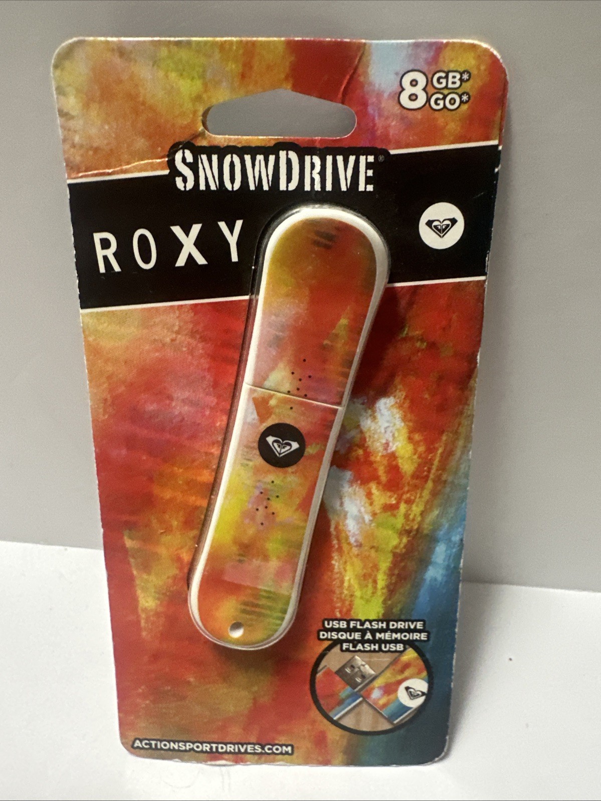 Roxy Snowdrive Snowboard USB Flash Drive 8gb New Sealed