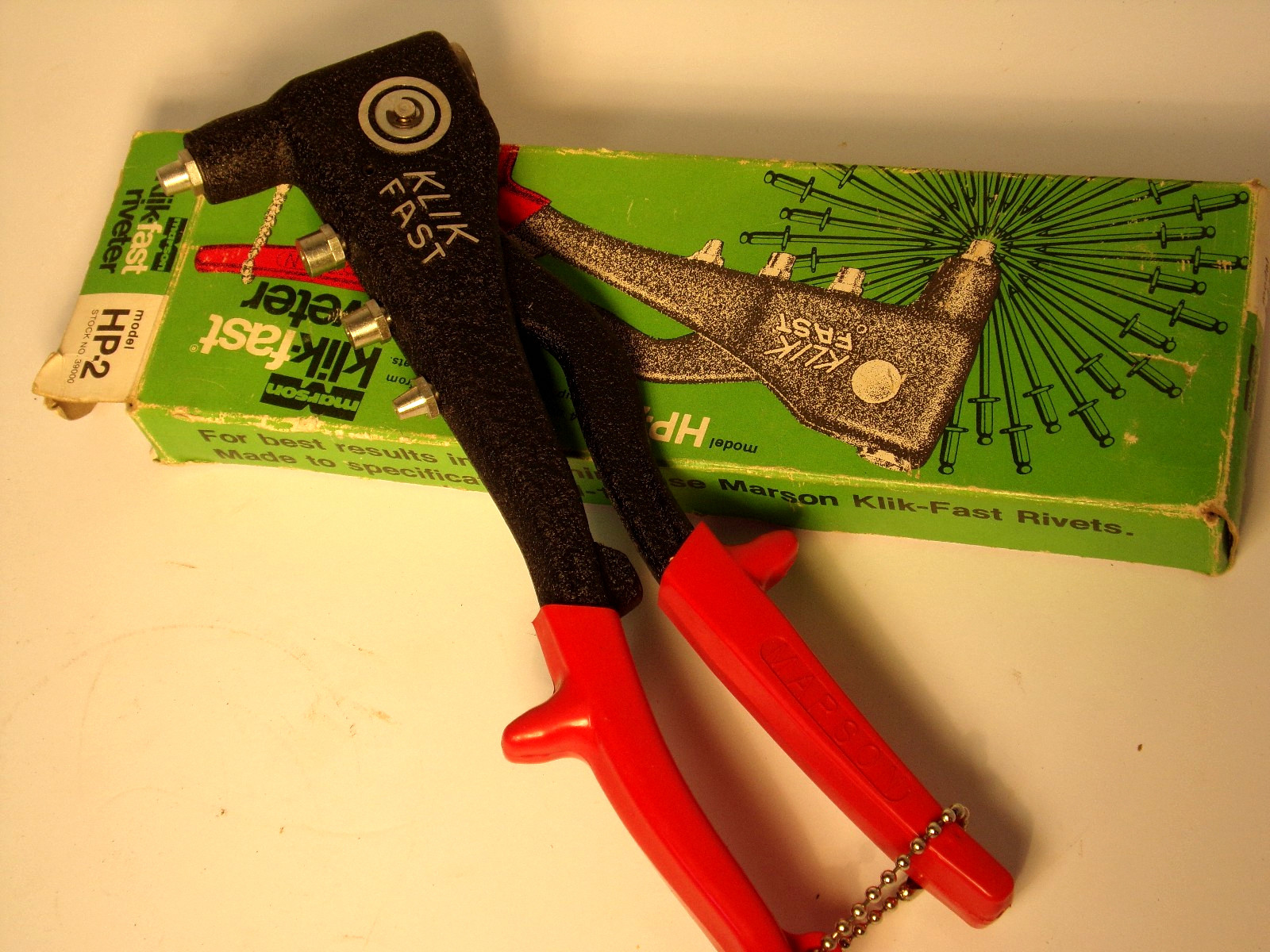 Vintage Marson HP-2 Kilk Fast Heavy Duty Riveter