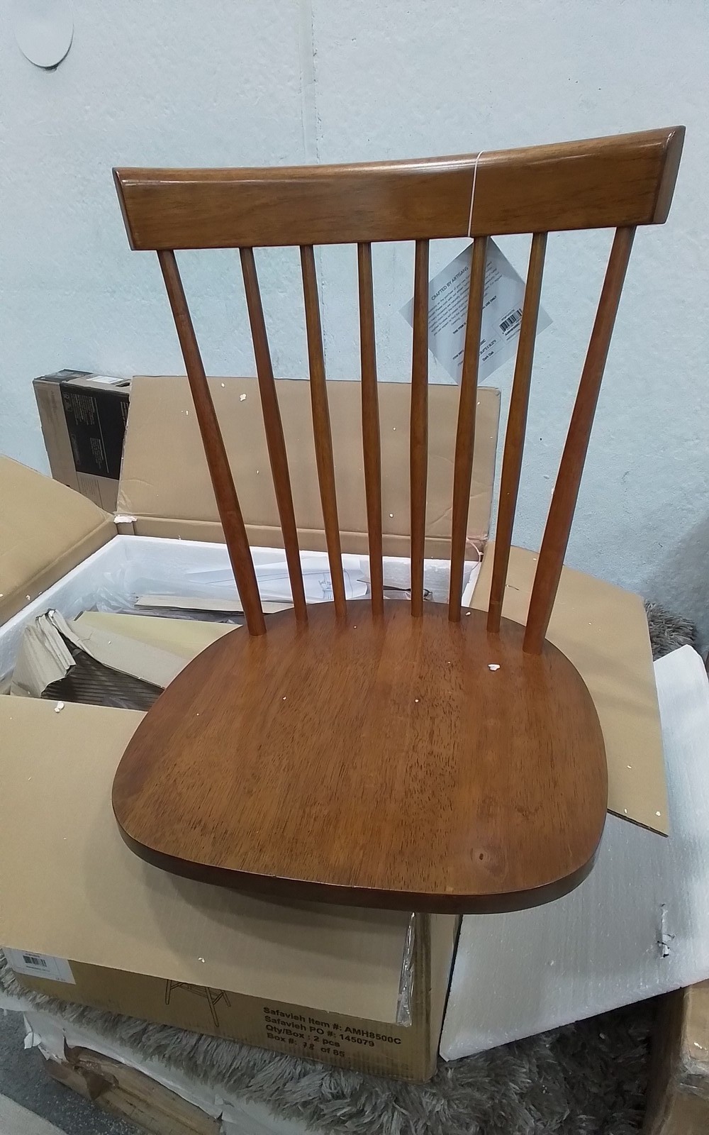 Safavieh PARKER SPINDEL SIDE CHAIR, Reduced Price 2172772135 AMH8500C