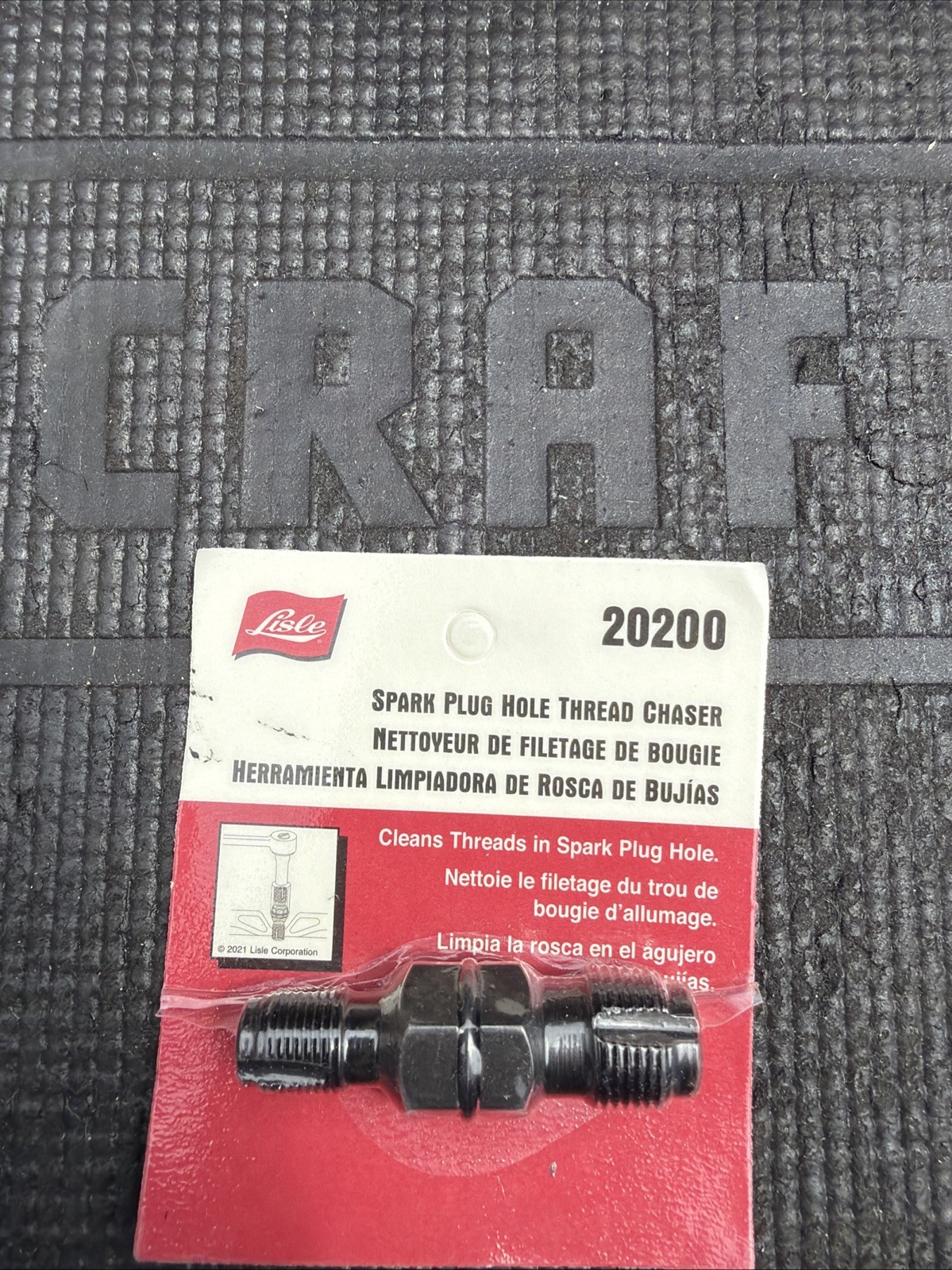 LISLE TOOLS AUTOMOTIVE THREAD CHASER SET – spark plug O2 oxygen sensor USA