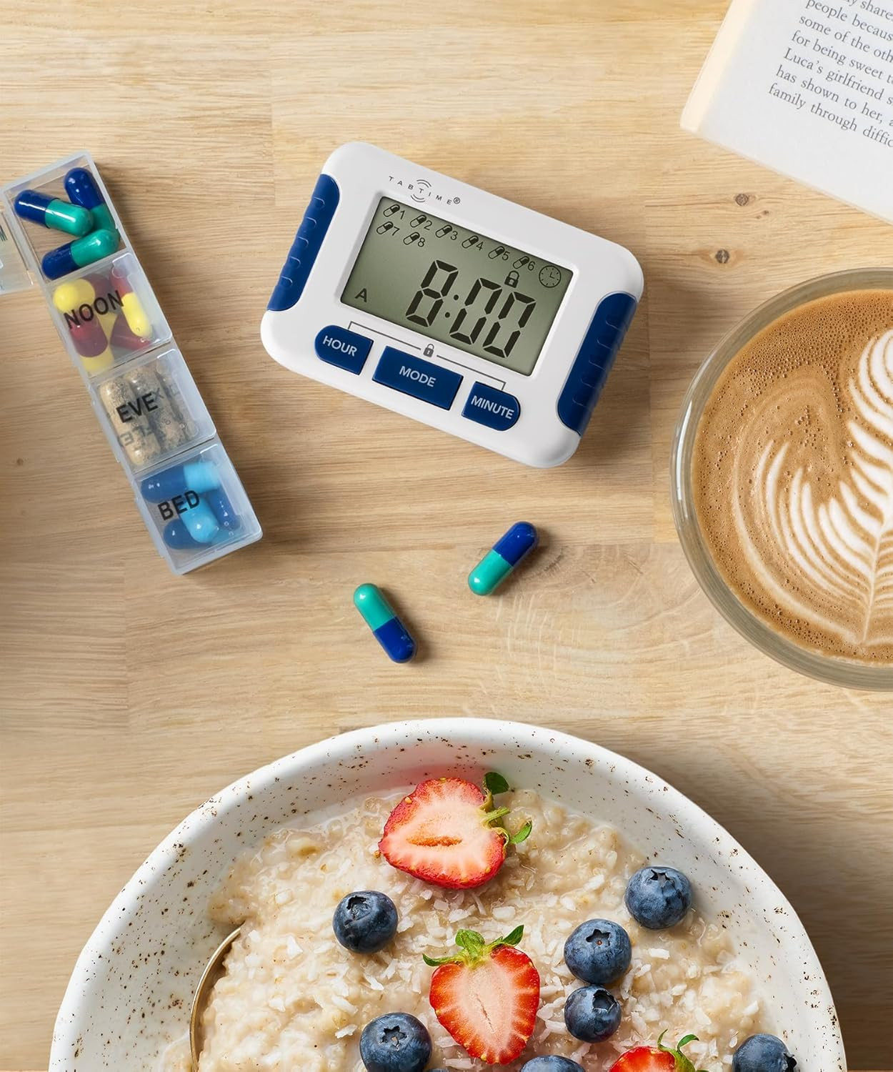 Pill Reminder with 8 Alarms per Day, Pill Tracker, Pill Timer, Medication Remind