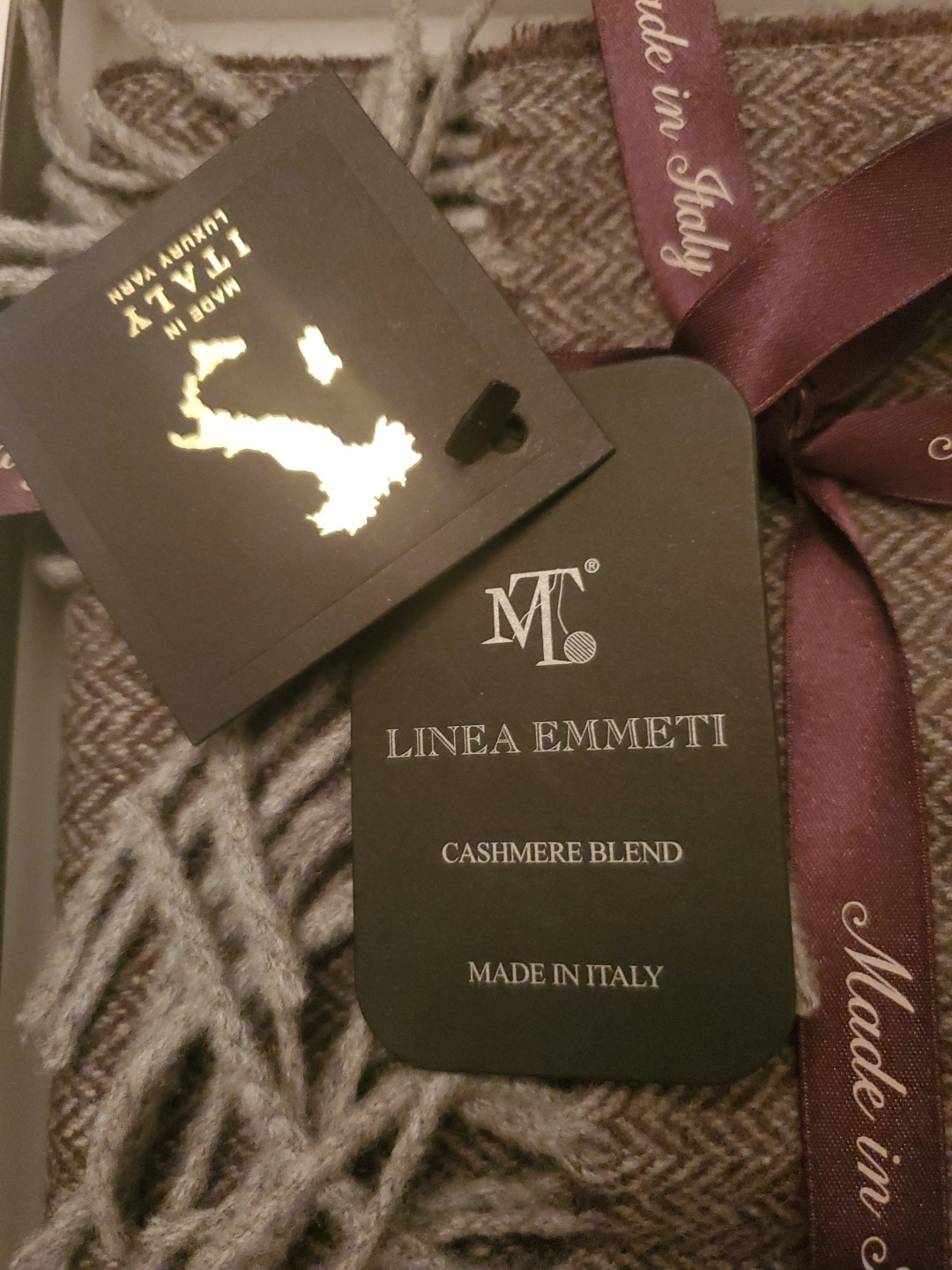 Mens SCARF CASHMERE BLEND