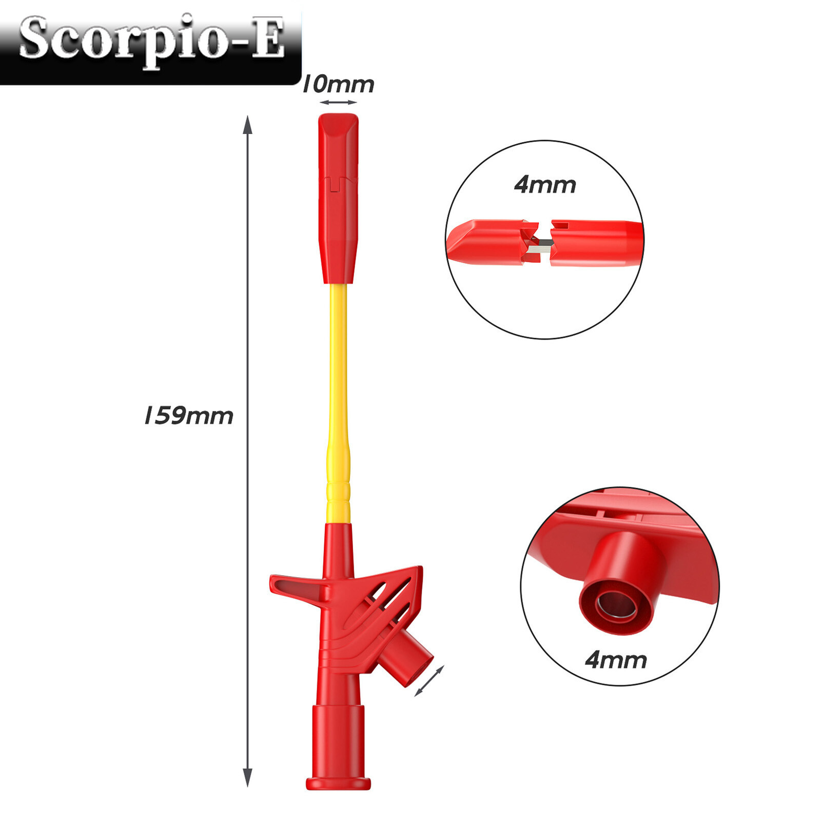 2PCS Insulation Wire Piercing Probe Heavy Duty Quick Piercing for Electrical