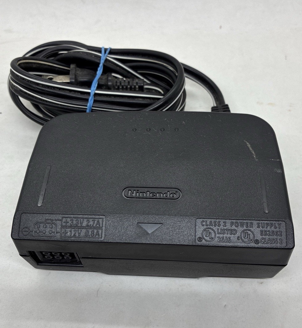 Original OEM Nintendo 64 N64 AC Power Supply Brick NUS-002 (USA) AC Adapter