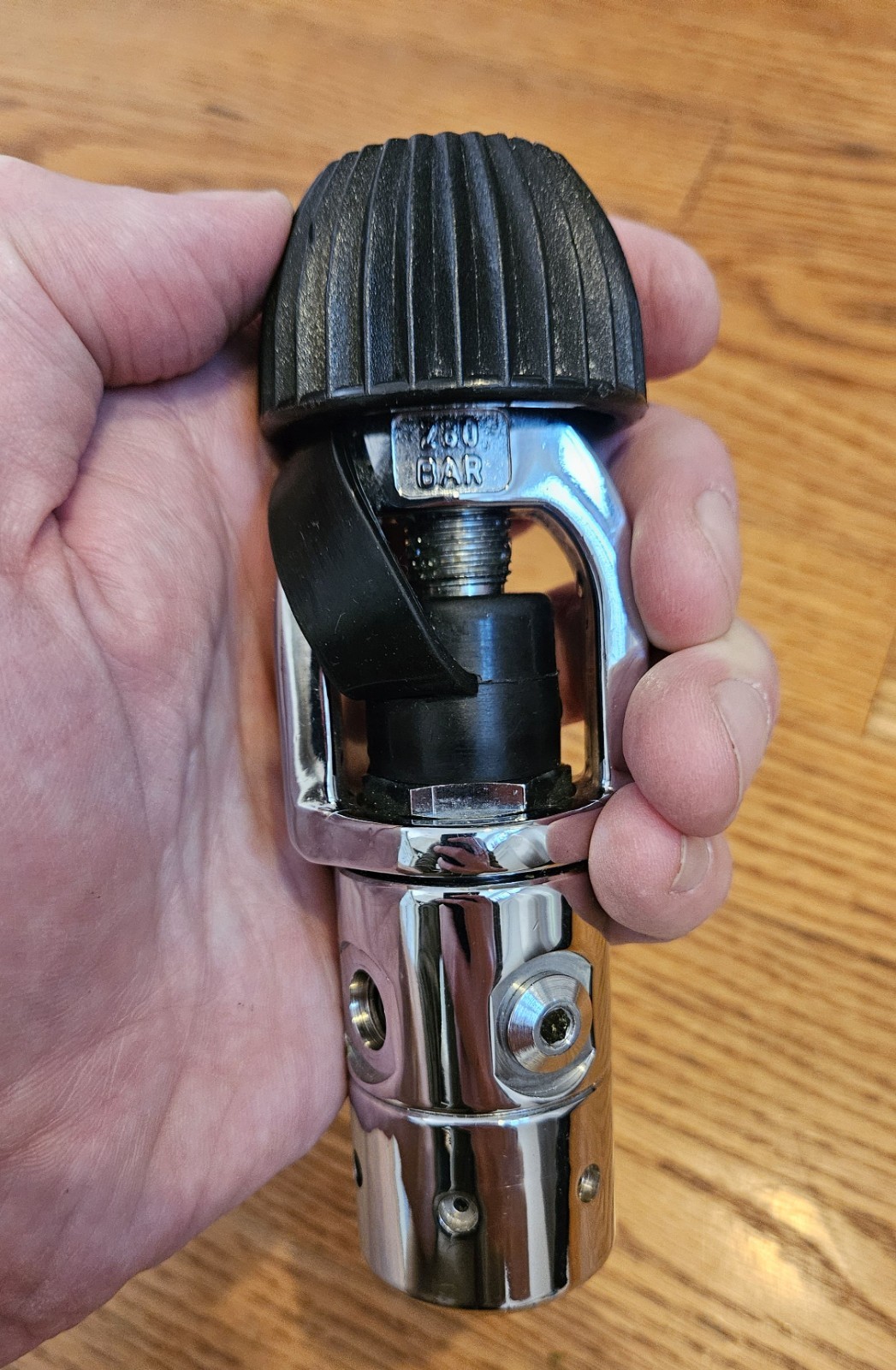 4000 PSI Scuba Diving Yoke 1st Stage Regulator (UNTESTED / UNKNOWN BRAND)
