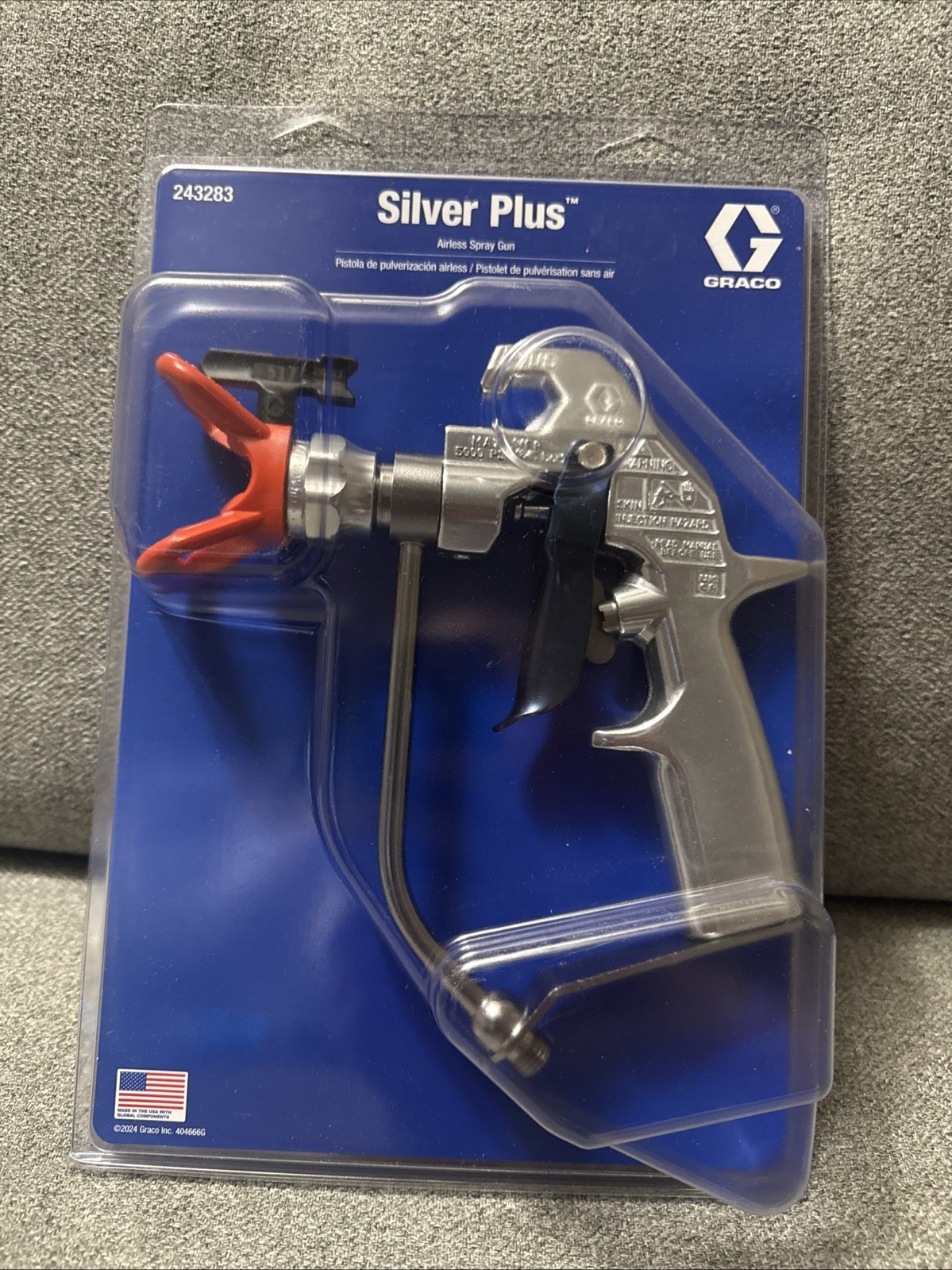 Graco Silver Plus Airless Spray Gun 243283 Brand New