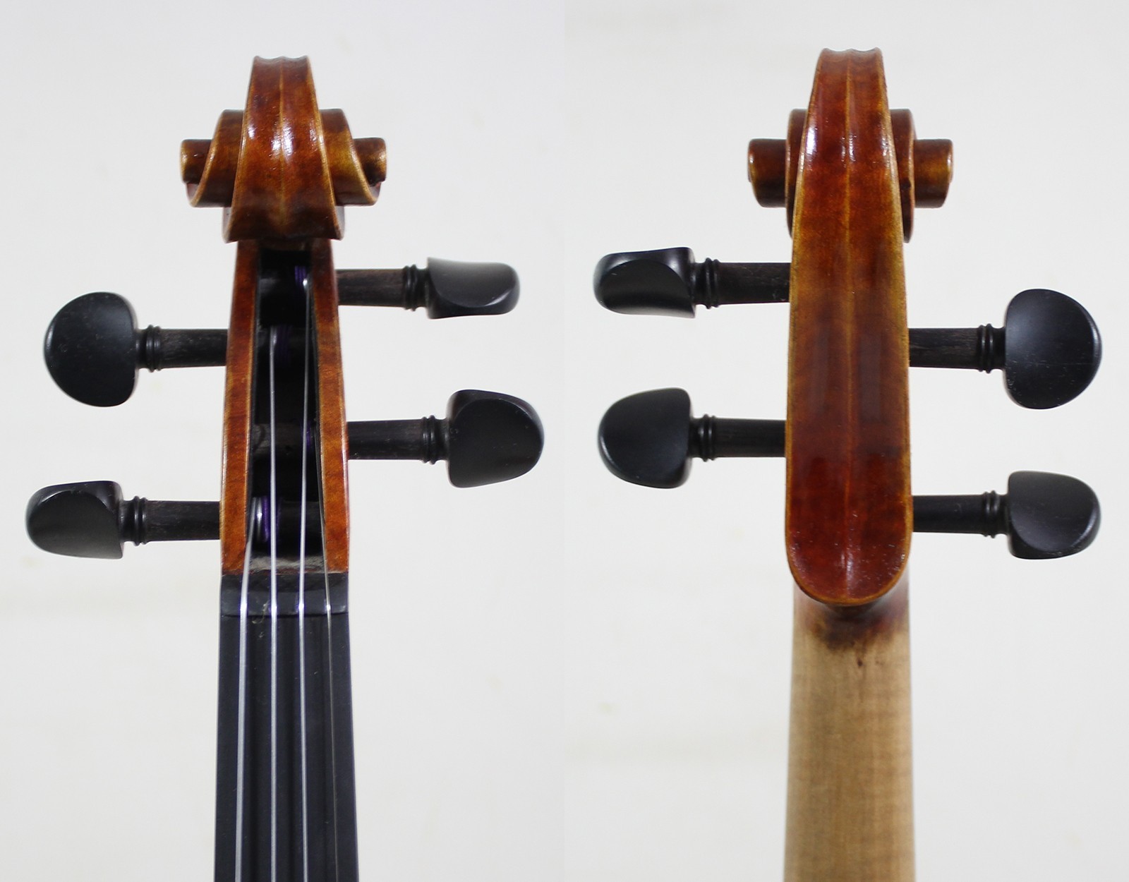 Oil Varnish!The Most Mature Shop Salable Stradivari Model Violin! #8689