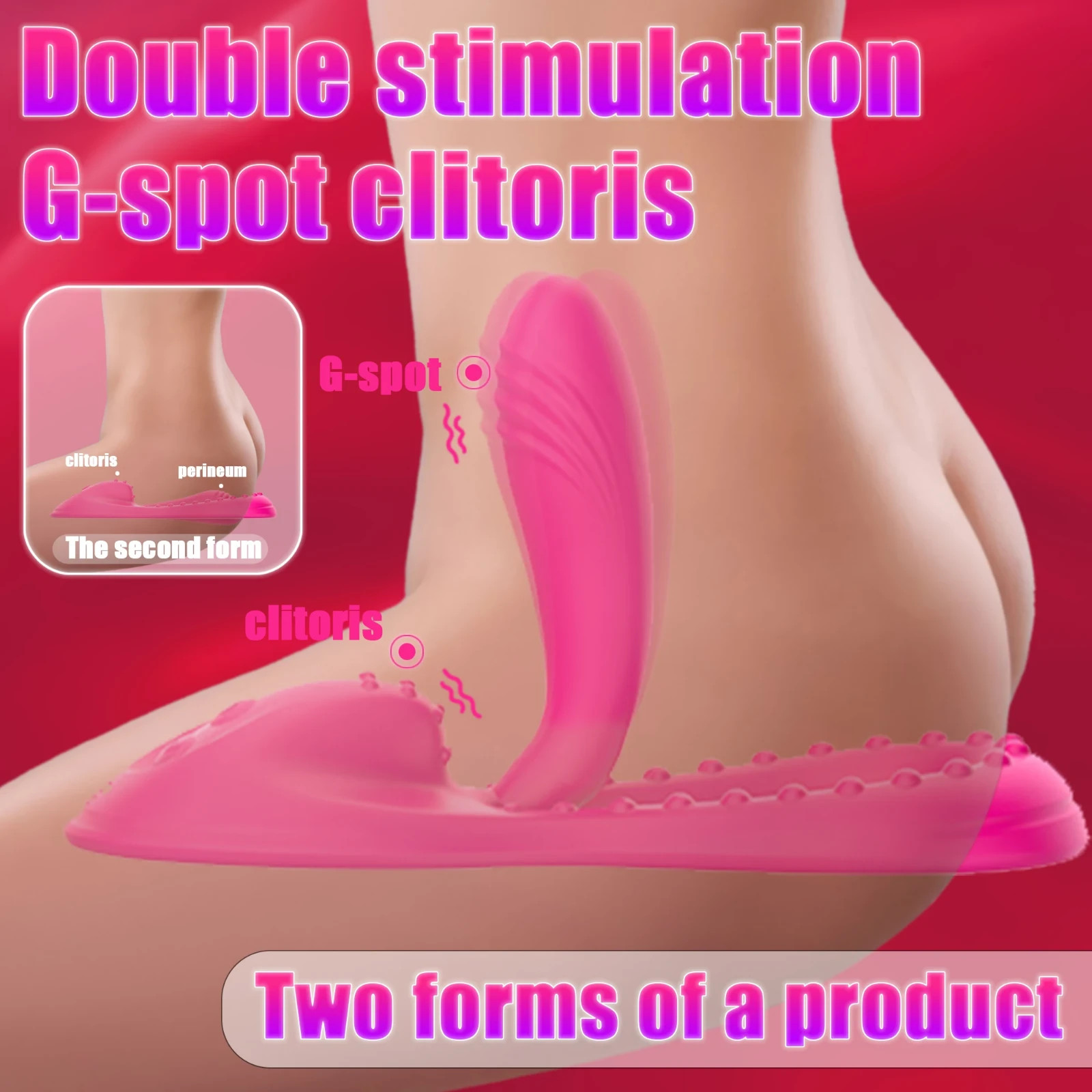 Ride Grinding Vibrating Dildo Clitoris G-Spot Vibrator Wearable Sex Toys Women
