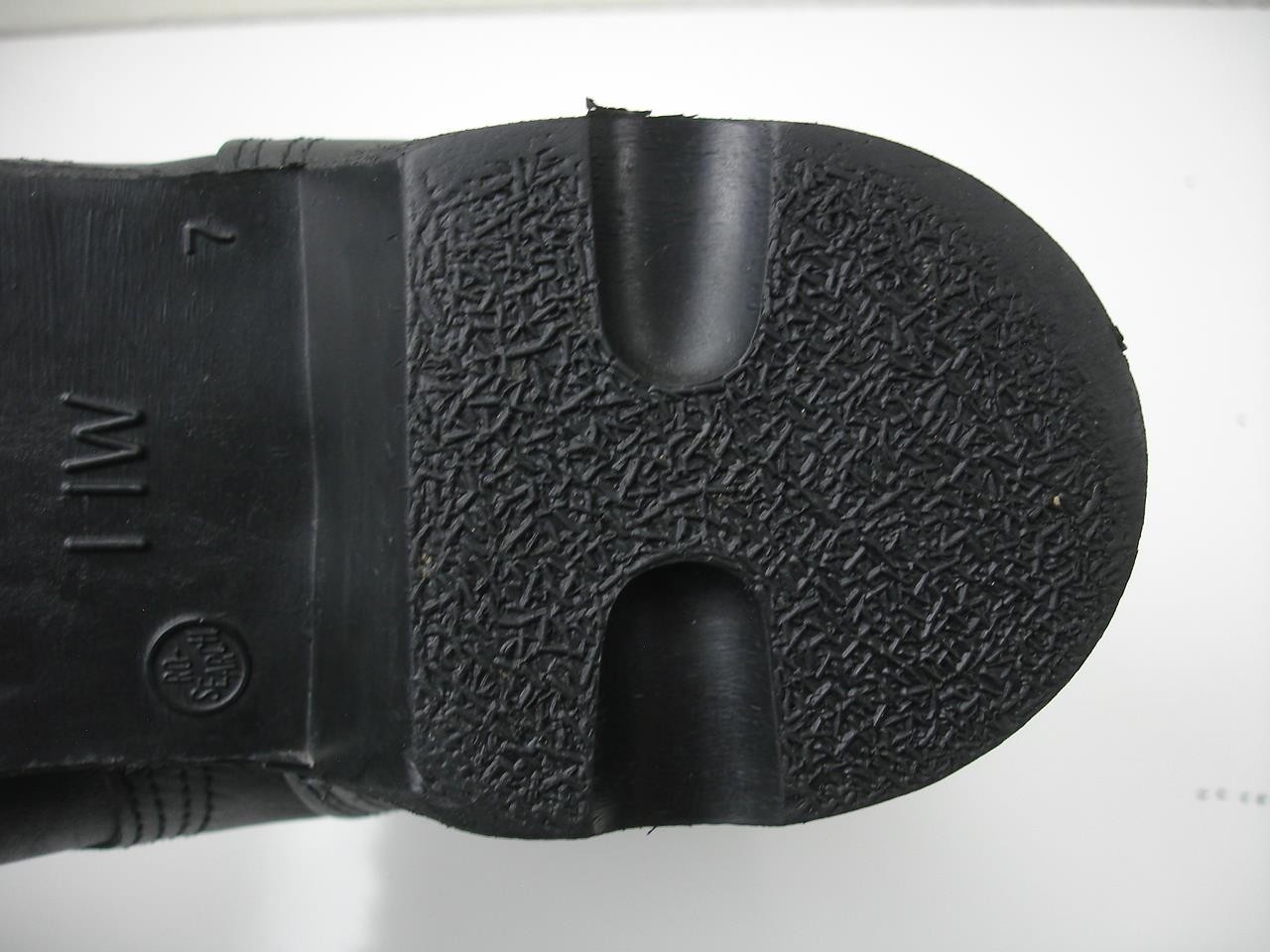 Men's 11 W Ro-Search Wellco Boots Jump Black Leather Military Combat 4-97 1997