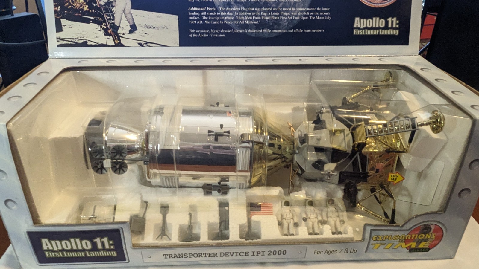 IPI Toys Explorations in Time Apollo 11 First Lunar Landing Playset EI7901