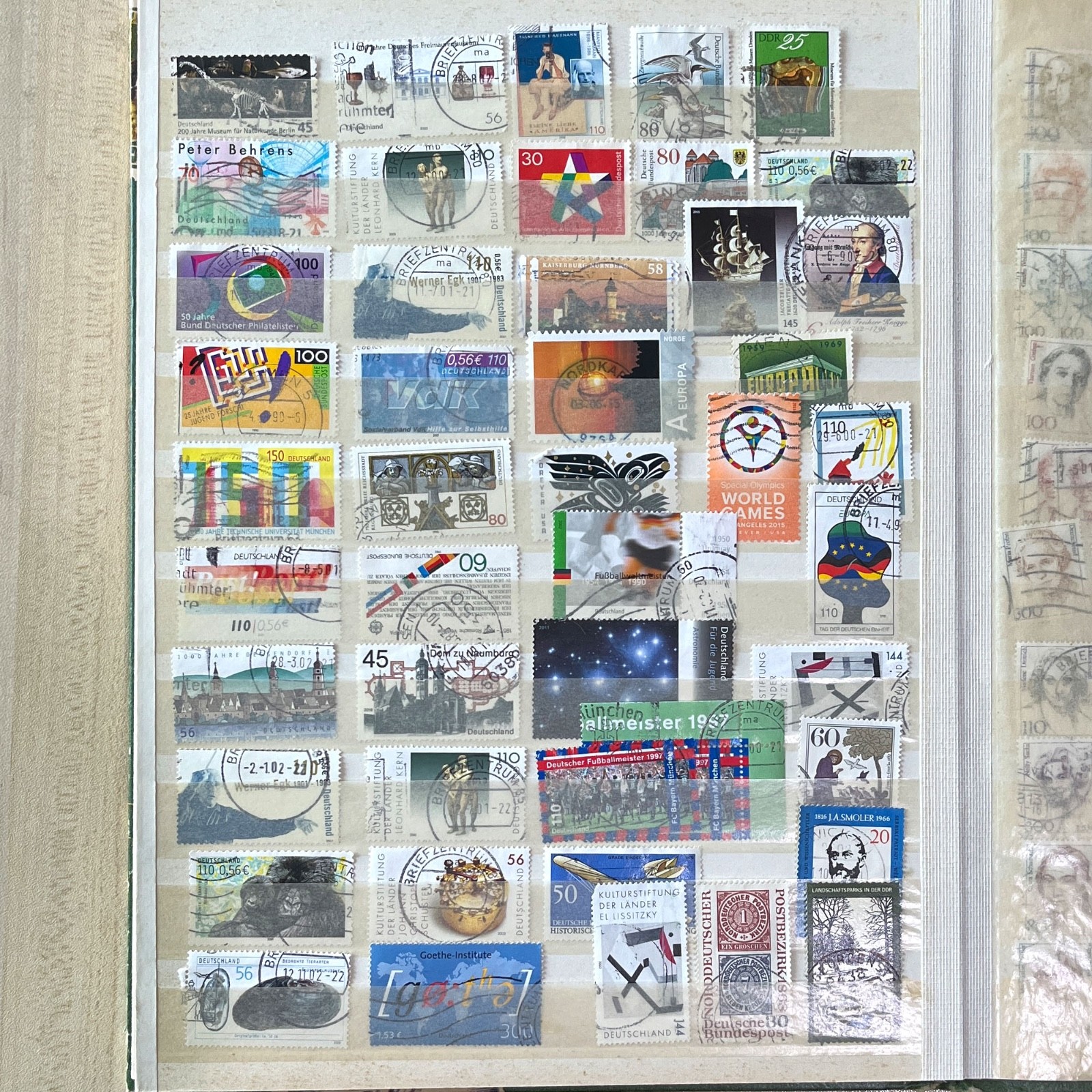 432 Used German Stamps Modern Bulk Paper Ephemera Resin Crafts & Junk Journaling